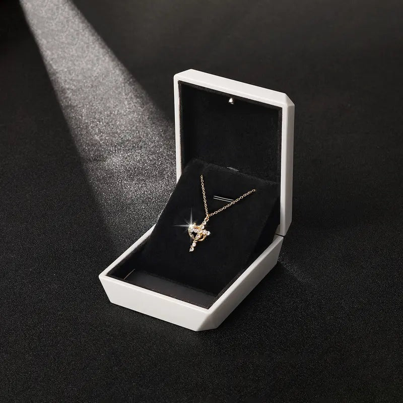 CROSS & CROWN NECKLACE
